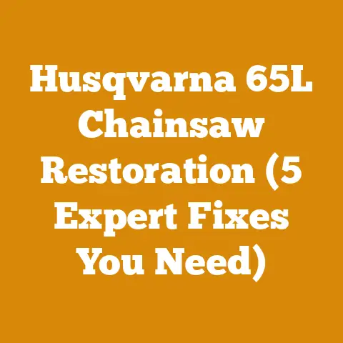 Husqvarna 65L Chainsaw Restoration (5 Expert Fixes You Need)