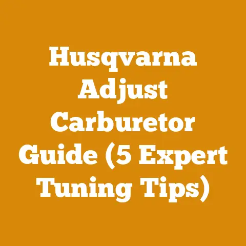 Husqvarna Adjust Carburetor Guide (5 Expert Tuning Tips)
