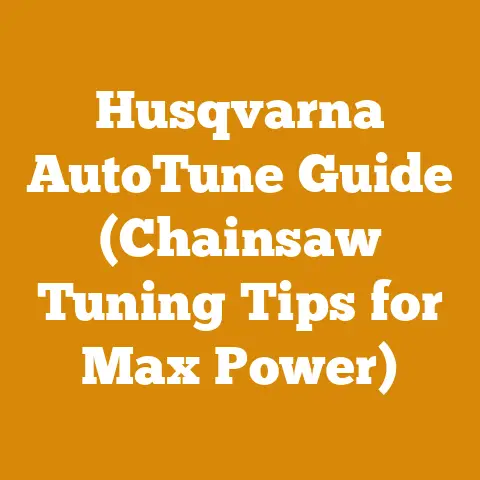 Husqvarna AutoTune Guide (Chainsaw Tuning Tips for Max Power)