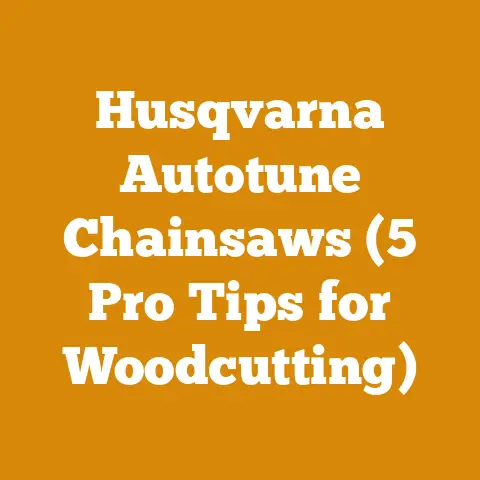 Husqvarna Autotune Chainsaws (5 Pro Tips for Woodcutting)