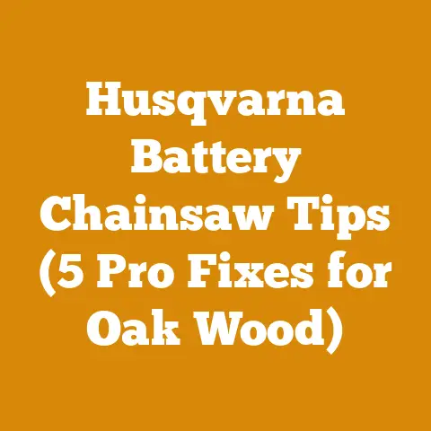 Husqvarna Battery Chainsaw Tips (5 Pro Fixes for Oak Wood)