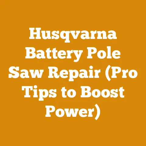 Husqvarna Battery Pole Saw Repair (Pro Tips to Boost Power)