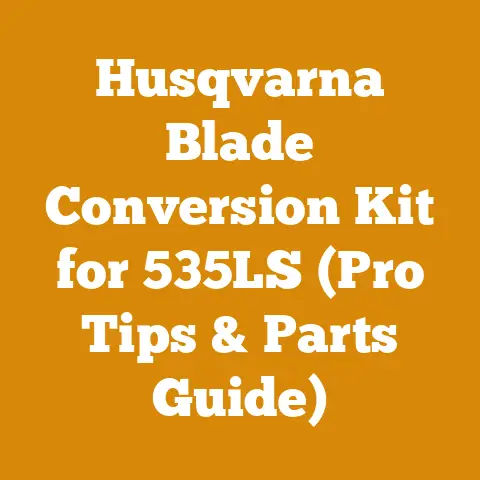 Husqvarna Blade Conversion Kit for 535LS (Pro Tips & Parts Guide)