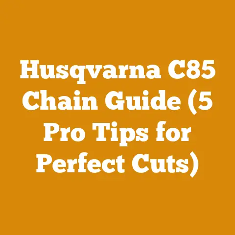 Husqvarna C85 Chain Guide (5 Pro Tips for Perfect Cuts)