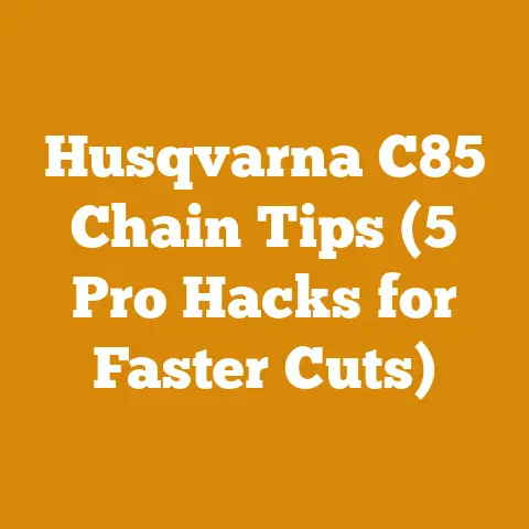 Husqvarna C85 Chain Tips (5 Pro Hacks for Faster Cuts)