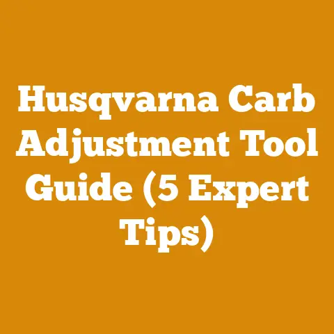 Husqvarna Carb Adjustment Tool Guide (5 Expert Tips)