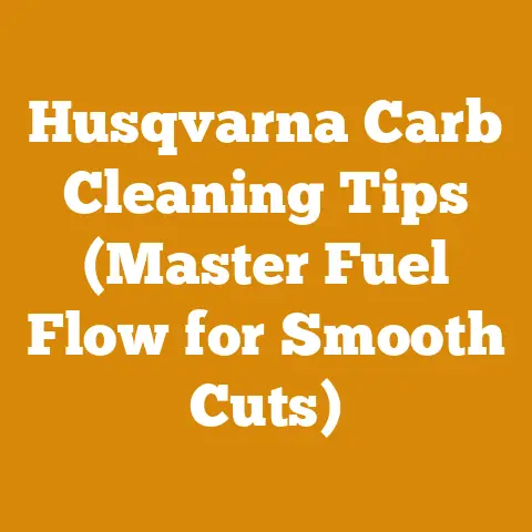 Husqvarna Carb Cleaning Tips (Master Fuel Flow for Smooth Cuts)