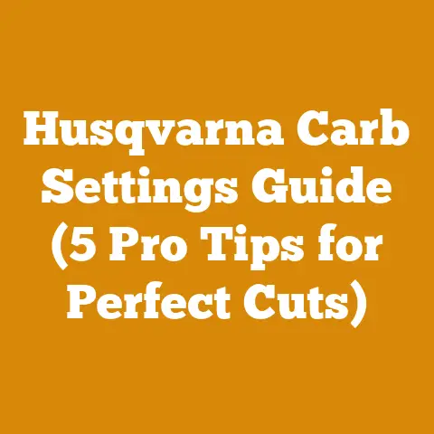 Husqvarna Carb Settings Guide (5 Pro Tips for Perfect Cuts)