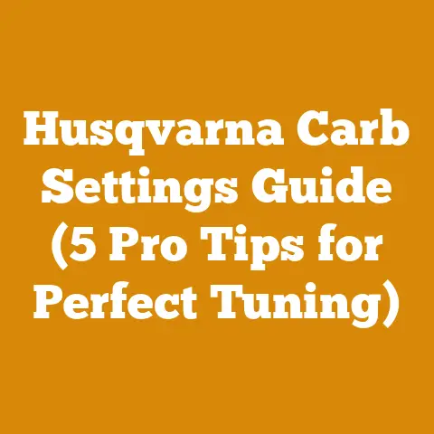 Husqvarna Carb Settings Guide (5 Pro Tips for Perfect Tuning)