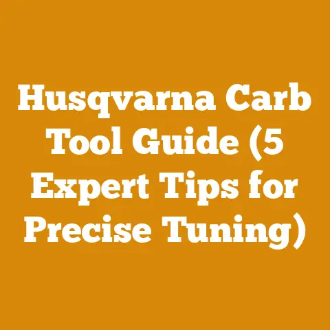 Husqvarna Carb Tool Guide (5 Expert Tips for Precise Tuning)