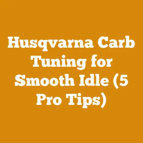 Husqvarna Carb Tuning for Smooth Idle (5 Pro Tips)