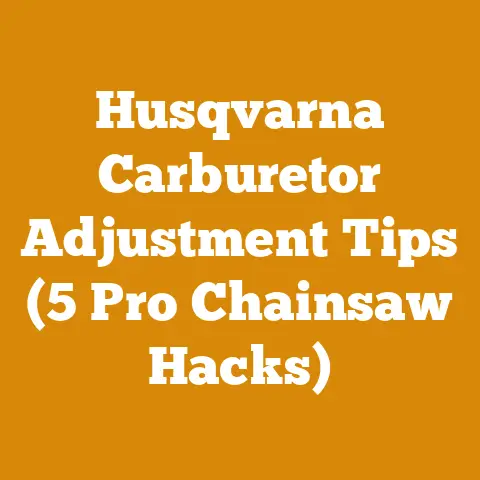 Husqvarna Carburetor Adjustment Tips (5 Pro Chainsaw Hacks)