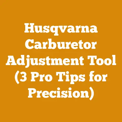 Husqvarna Carburetor Adjustment Tool (3 Pro Tips for Precision)