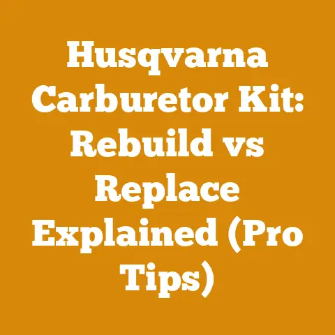 Husqvarna Carburetor Kit: Rebuild vs Replace Explained (Pro Tips)