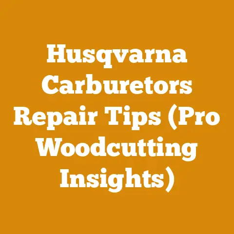Husqvarna Carburetors Repair Tips (Pro Woodcutting Insights)