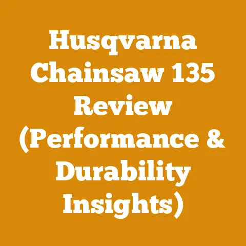 Husqvarna Chainsaw 135 Review (Performance & Durability Insights)