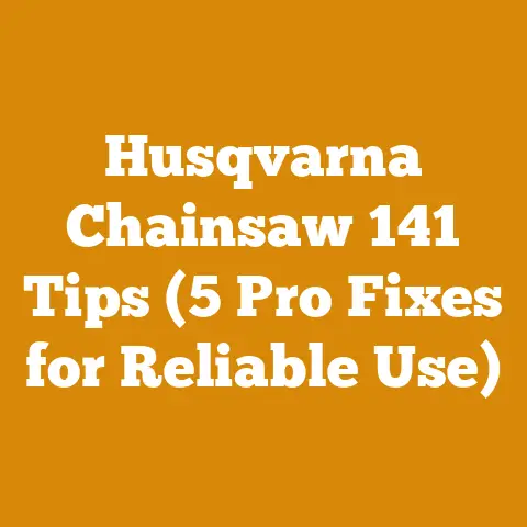 Husqvarna Chainsaw 141 Tips (5 Pro Fixes for Reliable Use)