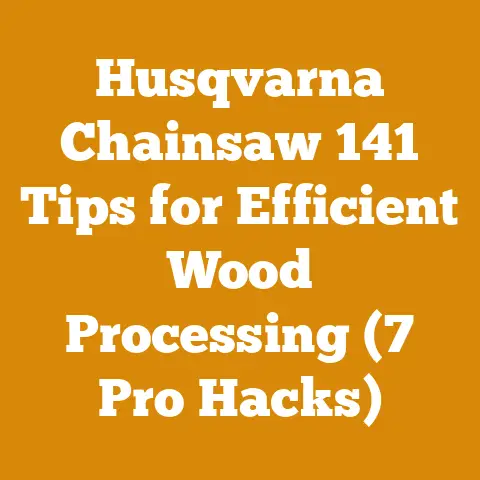 Husqvarna Chainsaw 141 Tips for Efficient Wood Processing (7 Pro Hacks)