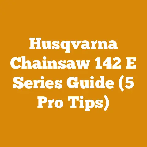 Husqvarna Chainsaw 142 E Series Guide (5 Pro Tips)
