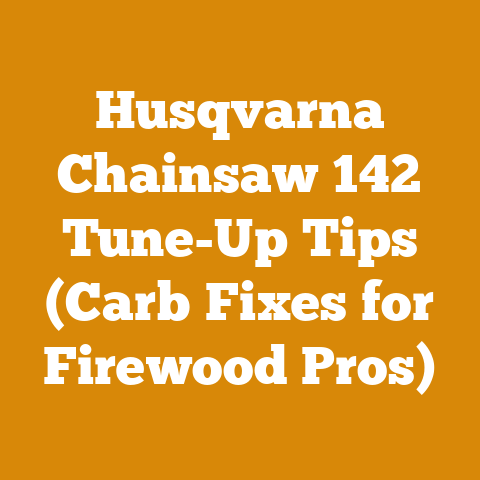 Husqvarna Chainsaw 142 Tune-Up Tips (Carb Fixes for Firewood Pros)