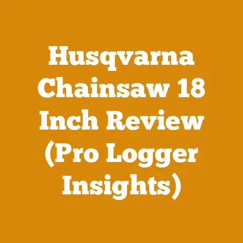 Husqvarna Chainsaw 18 Inch Review (Pro Logger Insights)