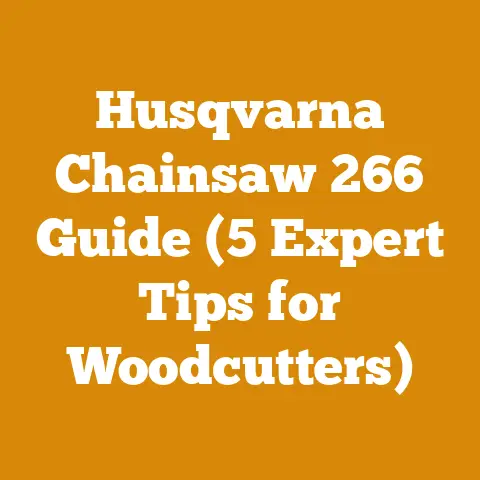 Husqvarna Chainsaw 266 Guide (5 Expert Tips for Woodcutters)