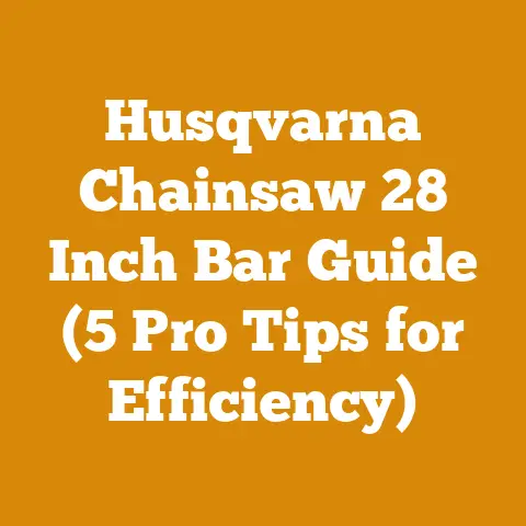 Husqvarna Chainsaw 28 Inch Bar Guide (5 Pro Tips for Efficiency)
