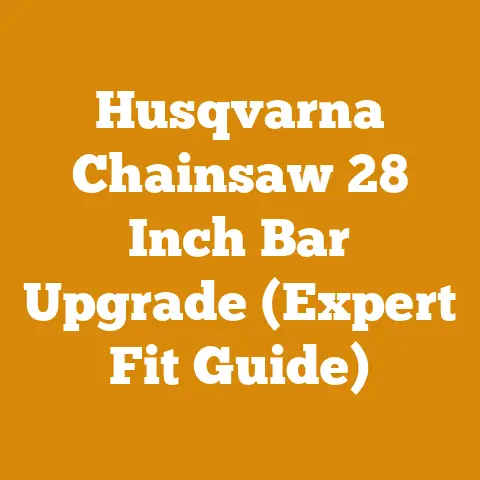 Husqvarna Chainsaw 28 Inch Bar Upgrade (Expert Fit Guide)