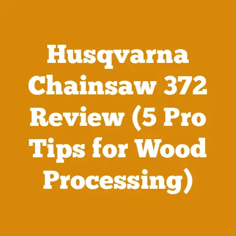 Husqvarna Chainsaw 372 Review (5 Pro Tips for Wood Processing)