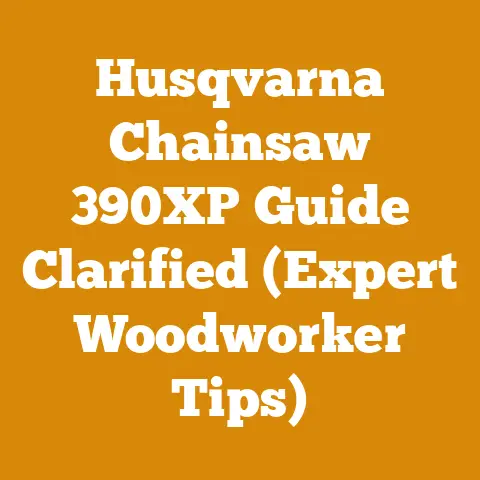 Husqvarna Chainsaw 390XP Guide Clarified (Expert Woodworker Tips)
