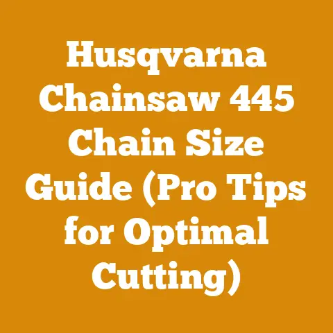 Husqvarna Chainsaw 445 Chain Size Guide (Pro Tips for Optimal Cutting)