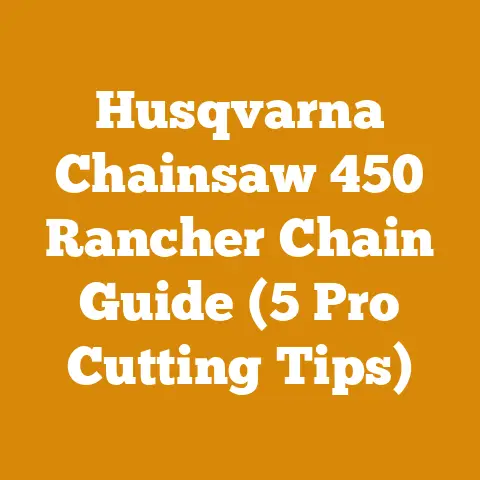 Husqvarna Chainsaw 450 Rancher Chain Guide (5 Pro Cutting Tips)