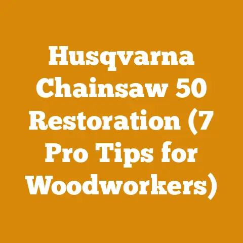 Husqvarna Chainsaw 50 Restoration (7 Pro Tips for Woodworkers)