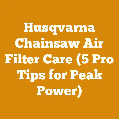 Husqvarna Chainsaw Air Filter Care (5 Pro Tips for Peak Power)