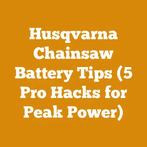 Husqvarna Chainsaw Battery Tips (5 Pro Hacks for Peak Power)