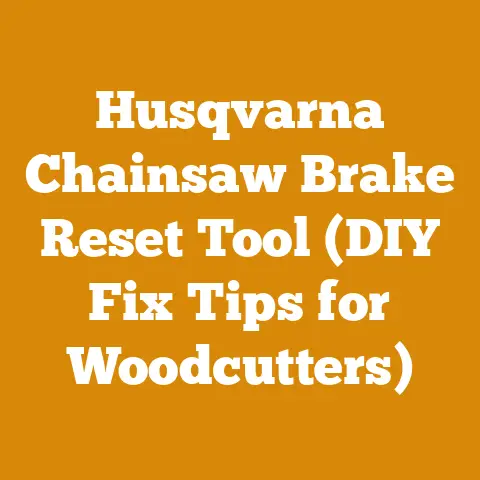 Husqvarna Chainsaw Brake Reset Tool (DIY Fix Tips for Woodcutters)
