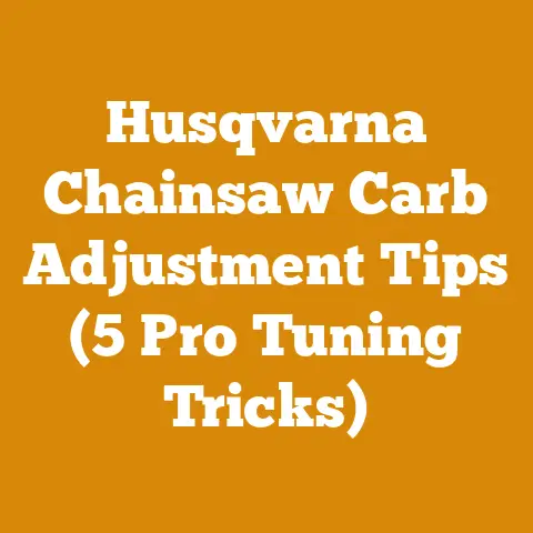 Husqvarna Chainsaw Carb Adjustment Tips (5 Pro Tuning Tricks)
