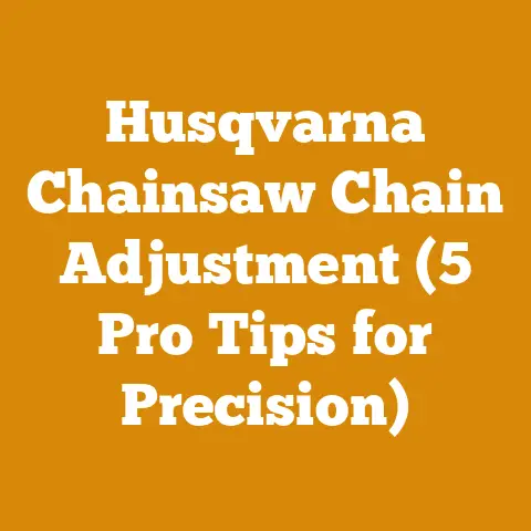 Husqvarna Chainsaw Chain Adjustment (5 Pro Tips for Precision)