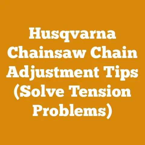 Husqvarna Chainsaw Chain Adjustment Tips (Solve Tension Problems)