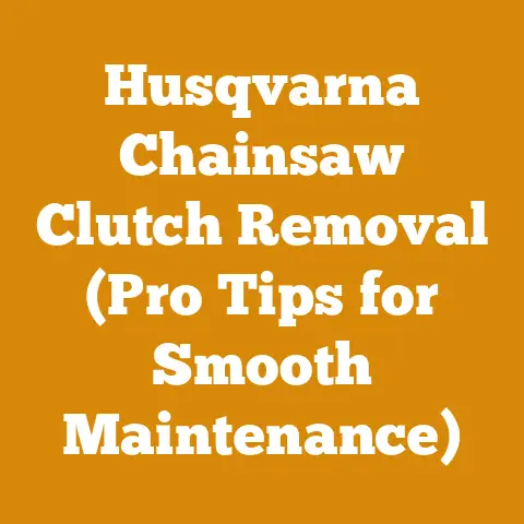 Husqvarna Chainsaw Clutch Removal (Pro Tips for Smooth Maintenance)