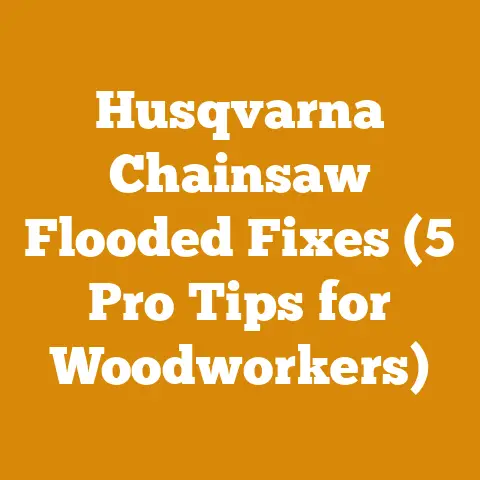 Husqvarna Chainsaw Flooded Fixes (5 Pro Tips for Woodworkers)