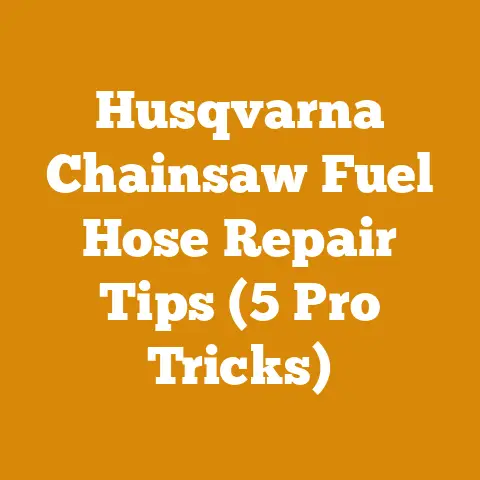 Husqvarna Chainsaw Fuel Hose Repair Tips (5 Pro Tricks)