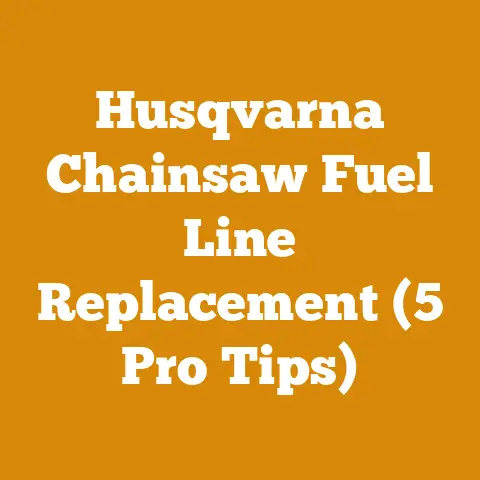 Husqvarna Chainsaw Fuel Line Replacement (5 Pro Tips)