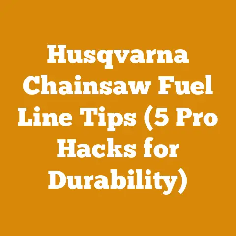 Husqvarna Chainsaw Fuel Line Tips (5 Pro Hacks for Durability)