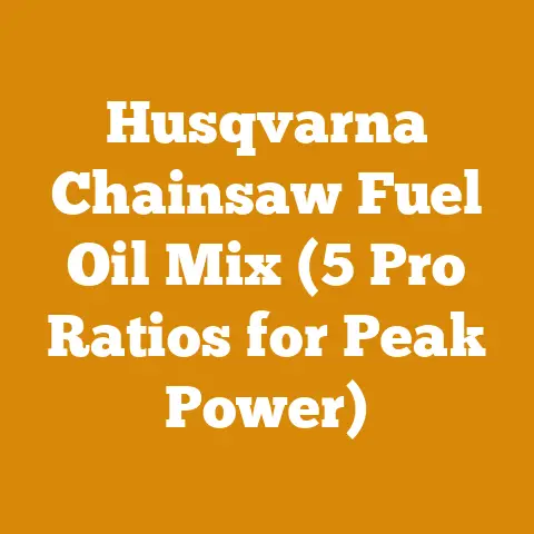 Husqvarna Chainsaw Fuel Oil Mix (5 Pro Ratios for Peak Power)