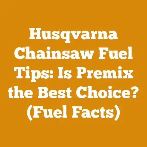 Husqvarna Chainsaw Fuel Tips: Is Premix the Best Choice? (Fuel Facts)
