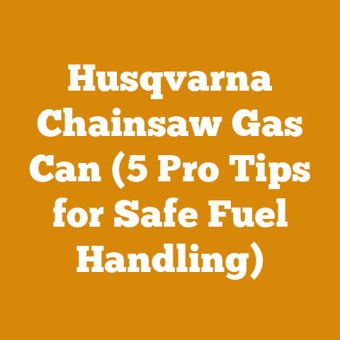 Husqvarna Chainsaw Gas Can (5 Pro Tips for Safe Fuel Handling)