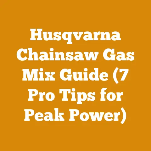Husqvarna Chainsaw Gas Mix Guide (7 Pro Tips for Peak Power)