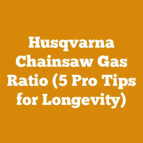 Husqvarna Chainsaw Gas Ratio (5 Pro Tips for Longevity)