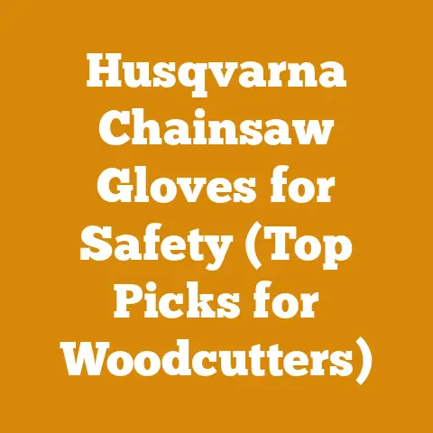 Husqvarna Chainsaw Gloves for Safety (Top Picks for Woodcutters)